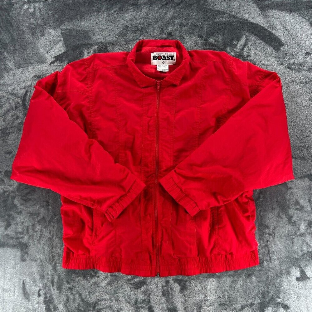 Boast Windbreaker Jacket Men L Vintage 80's Team Kenya Africa Olympic Running